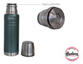 Termo Verde 500 ml de Acero Inoxidable y doble pared