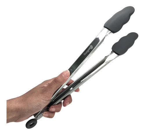 Pinza de Acero Inoxidable 30 cm Plateado