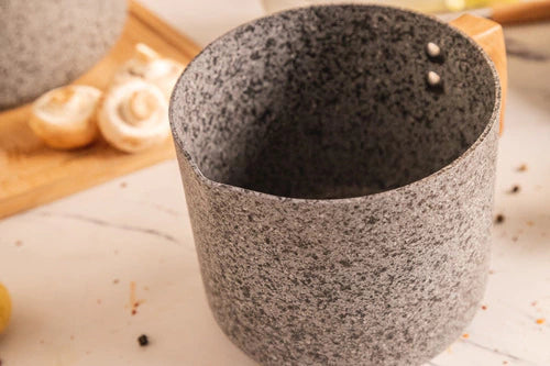 Jarro Granito Stone Hervidor Aluminio 14cm Inducción Gris
