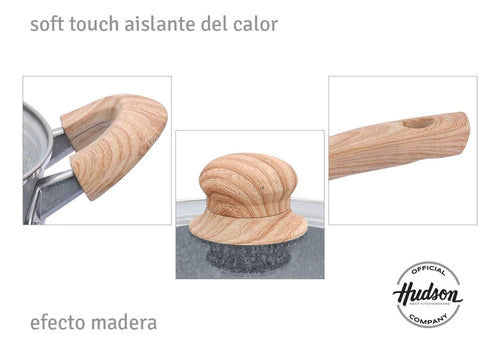 Cacerola de Aluminio 24 cm C/ antiadherente Granito