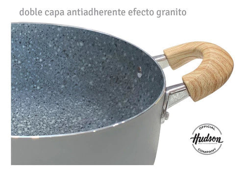 Cacerola de Aluminio 24 cm C/ antiadherente Granito