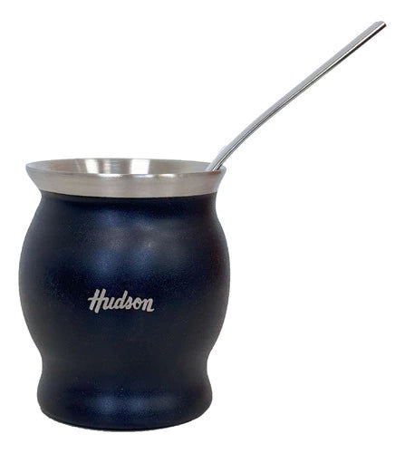 Mate de Acero Inoxidable Copa de 140 ml Negro