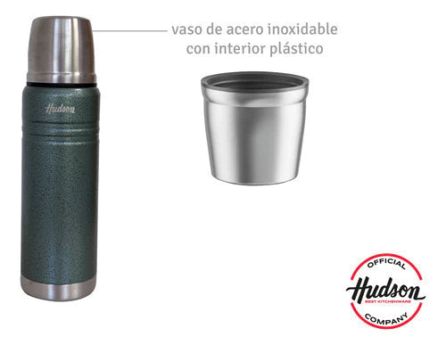 Termo Verde 500 ml de Acero Inoxidable y doble pared