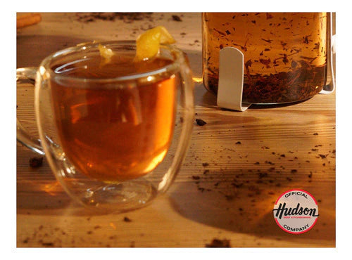 Set 2 Vasos Con Asa Doble Pared De Vidrio Línea Café