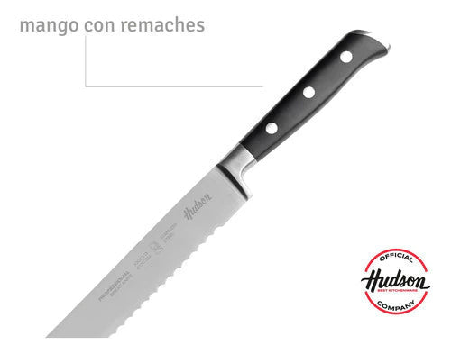 Cuchillo de Pan 8 de Acero Inoxidable c/ Remache