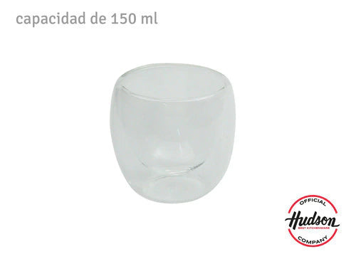 Set Jarra Vidrio + Set 4vasos Doble Vidrio Hudson Oficial