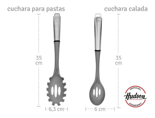 Set 6 Utensilios de cocina de Nylon y Acero