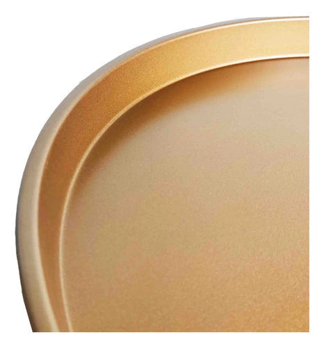 Pizzera Redonda con Doble Antiadherente 35 cm Cobre