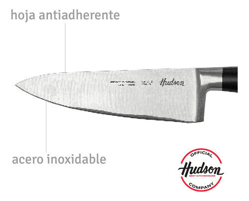 Cuchillo Cheff 6 Linea Hudson Professional Color Plateado