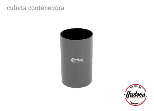 Set Hudson Seis Utensilios De Nylon Gris Oscuro Con Holder