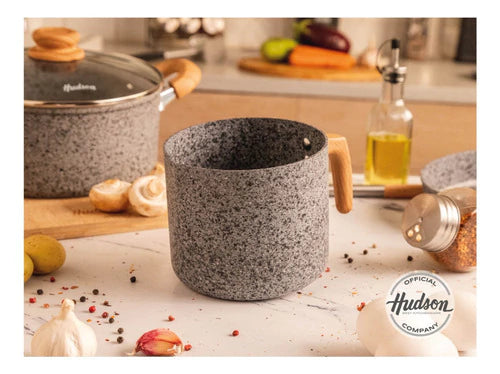 Jarro Granito Stone Hervidor Aluminio 14cm Inducción Gris