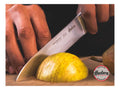 Cuchillo Cheff Línea Professional 7 Inoxidable + Tabla De Madera 33x23