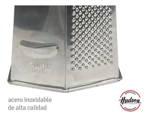 Rallador Hexagonal Hudson De Acero Inoxidable 6 Caras 20 Cm