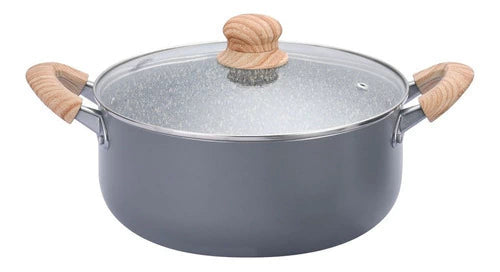 Cacerola de Aluminio 24 cm C/ antiadherente Granito