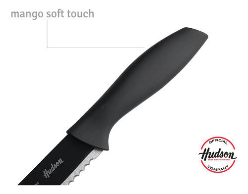 Cuchillo p/ Pan Acero Inoxidable 8'' Plateado