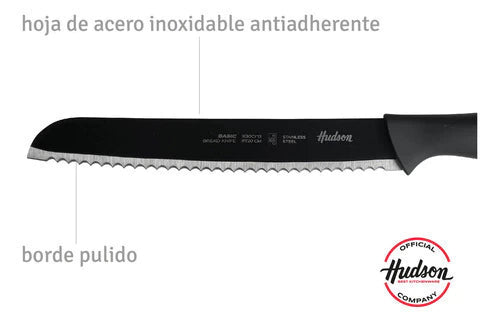 Cuchillo p/ Pan Acero Inoxidable 8'' Plateado