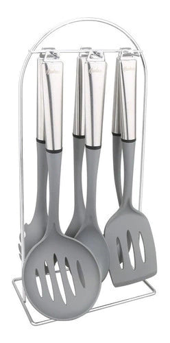 Set 6 Utensilios de cocina de Nylon y Acero
