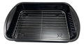 Asadera de Acero al Carbono 40x28x7 Con Rejilla De Acero