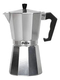 Cafetera Italiana Aluminio Pulido p/ 6 pocillos