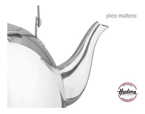 Pava Pico Matero 1.5 L Acero Inoxidable Mango Negro