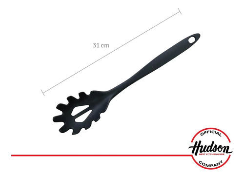Cuchara p/ Pastas 31cm De Nylon Color Gris Oscuro