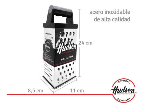 Rallador Acero Inoxidable 19 cm 4 Caras
