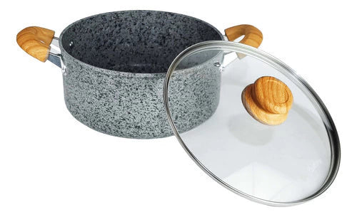 Cacerola de Aluminio Forjado 28 cm Granito Stone