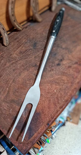 Tenedor Parrillero de Acero Inoxidable 44 cm
