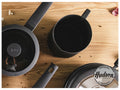 Jarro Hervidor 14 cm Negro de Aluminio c/ Antiadherente Daily