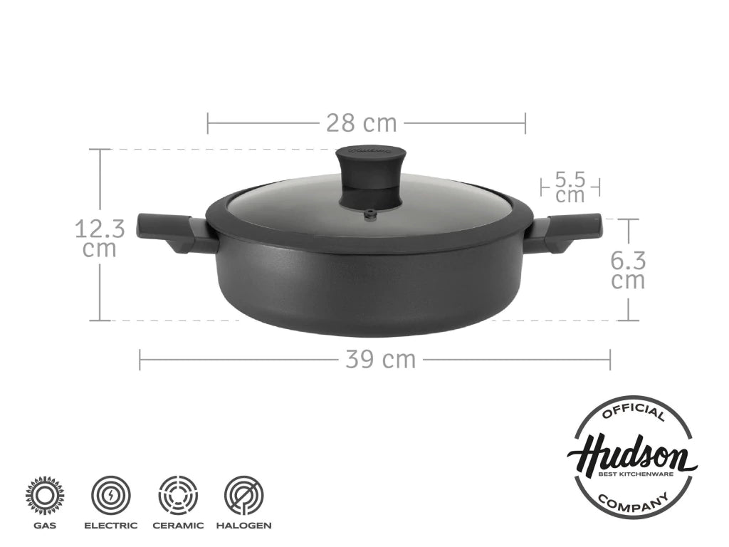 Paellera Arrocera Negra Daily de Aluminio 28cm 3.5L