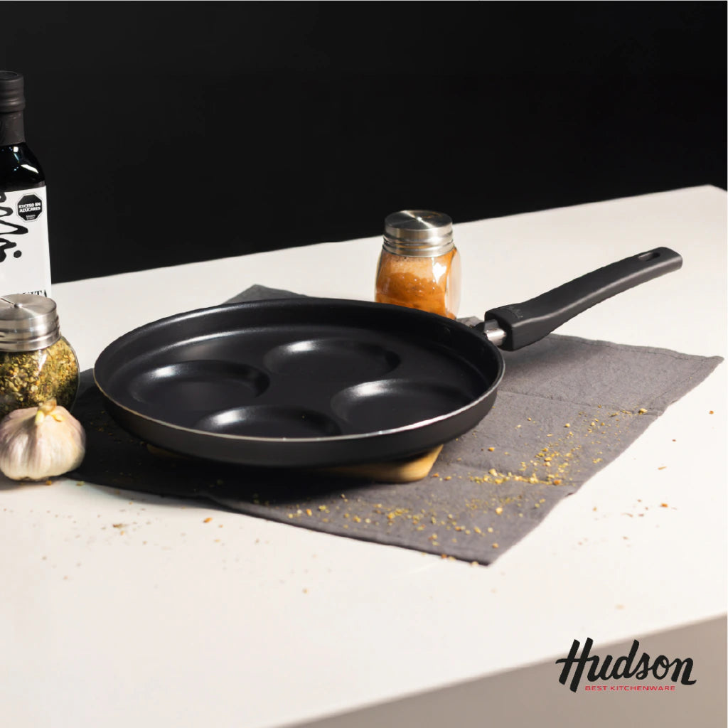 Sartén de Aluminio Daily 4 en 1 c/ Antiadherente para Huevos y Mini Tortillas