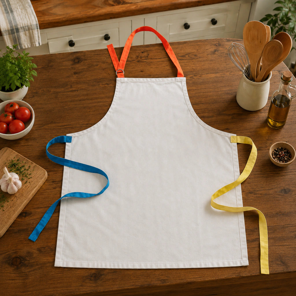 Delantal De Cocina Algodón Y Poliéster Línea Friends Blanco