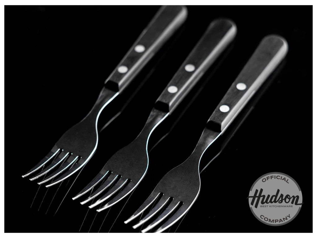 Pack x3 Cuchillos de Acero Inoxidable con Mango Negro