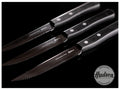 Pack x3 Cuchillos Daily de Acero Inoxidable + Mango Negro de Plástico