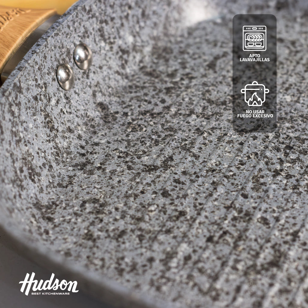 Bífera Sartén Granito Stone 26cm Aluminio Forjado p/Inducción