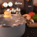 Cacerola Antiadherente 26 cm Granito Gris c/ Tapa