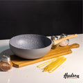 Nuevo Wok Línea Granito 28 Cm C/Antiadherente Gris