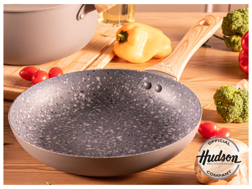 Nueva Sartén Línea Granito 20 Cm Antiadherente Gris