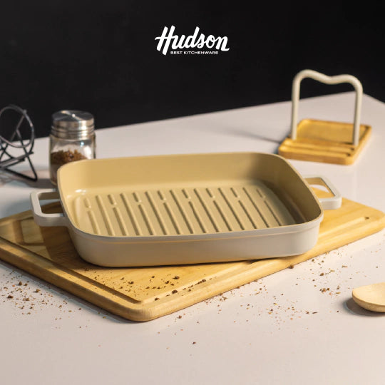 Bifera Aluminio Antiadherente Cerámico 28cm Línea Harmony Beige