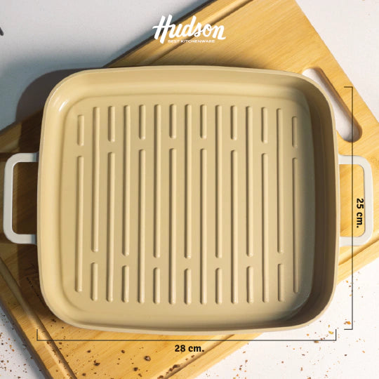 Bifera Aluminio Antiadherente Cerámico 28cm Línea Harmony Beige