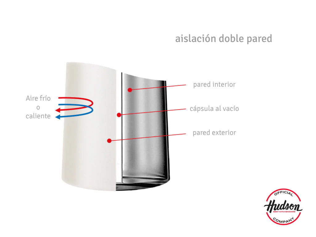 Jarra Conservadora de 2 litros+ Tapa Hermetica Acero Color Crema