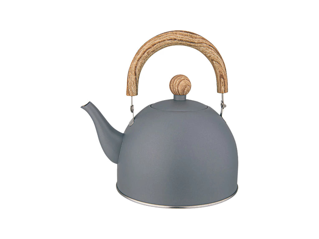 Pava de Acero Inoxidable Gris 1.5 Lts con Pico Matero para Inducción