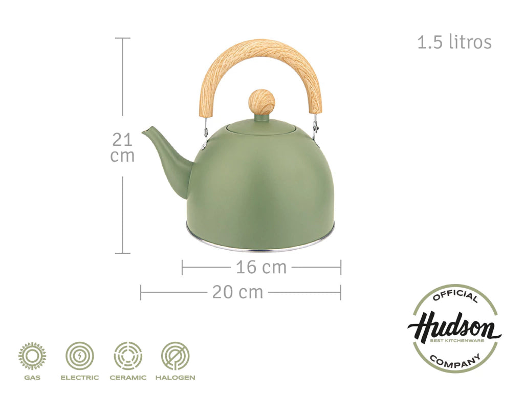 Pava Línea Olive 1.5lts de Pico Matero