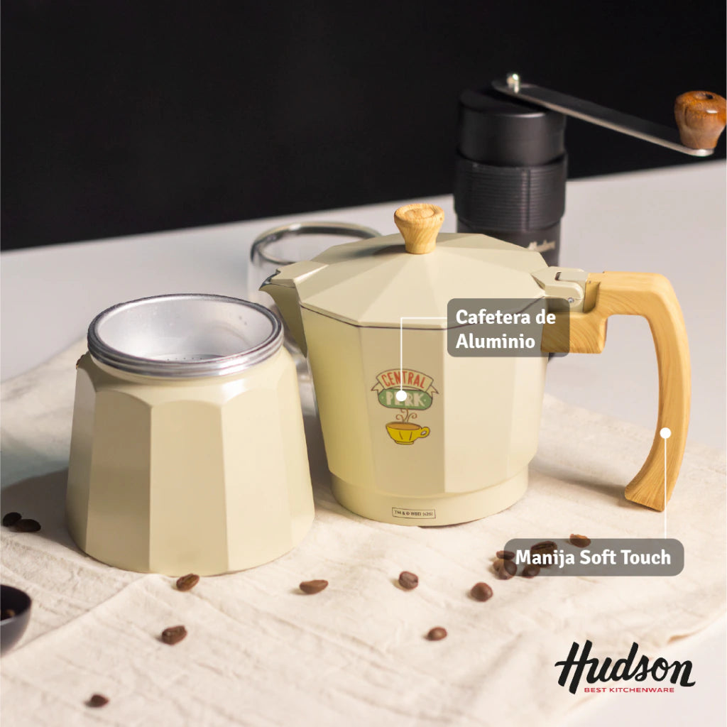 Cafetera Italiana De Aluminio De 450ml Línea Friends