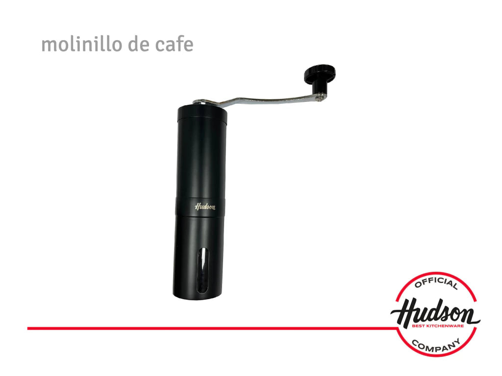 Molinillo Manual De Café de Acero Inoxidable Negro