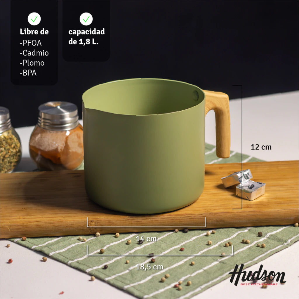 Jarrito de Aluminio con Antiadherente Línea Olive 1.8L