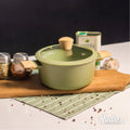 Olla de Aluminio de 20cm con Antiadherente Línea Olive 2.4 L