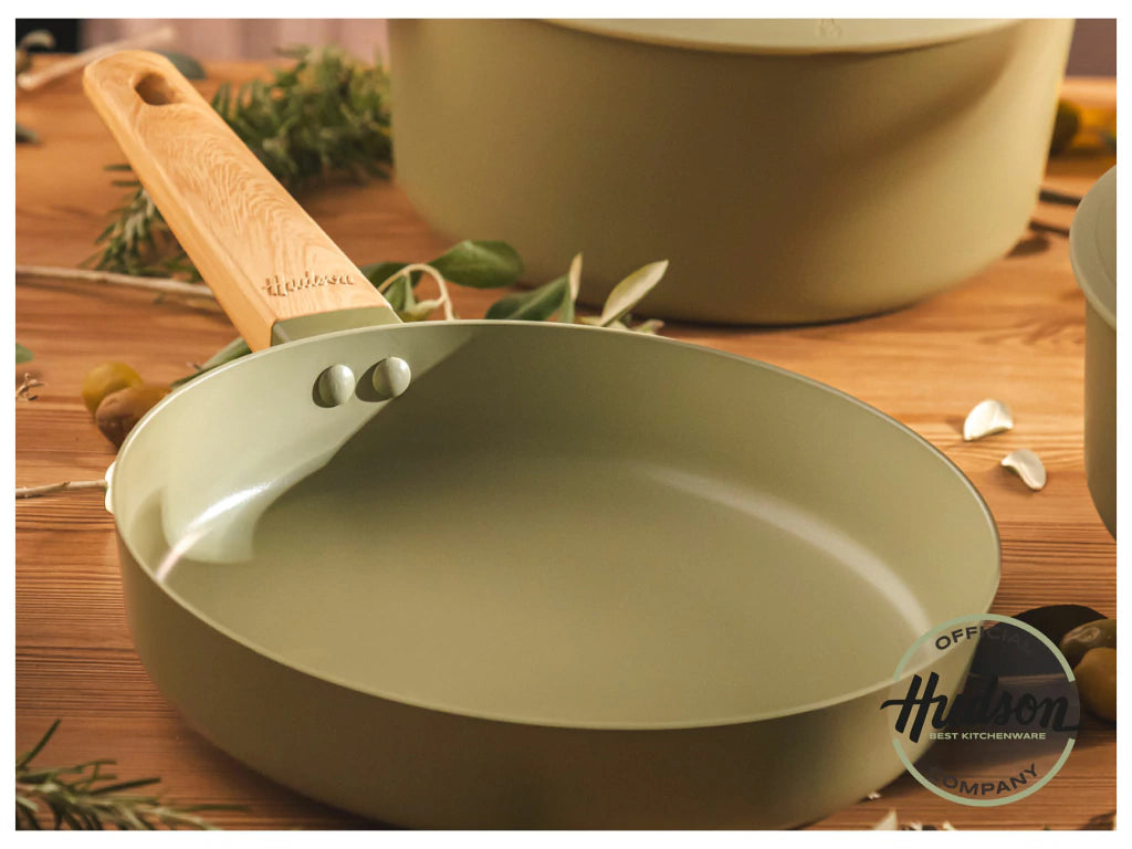 Sartén de Aluminio de 24 Cm Con Antiadherente Línea Olive 1.4 L
