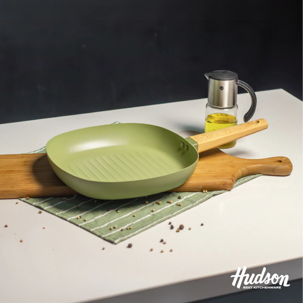 Bifera Aluminio de 26 Cm Con Antiadherente Línea Olive