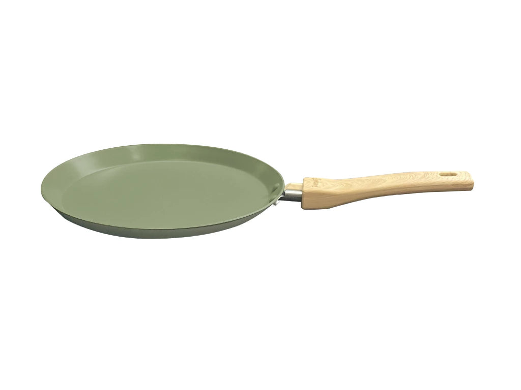 Panquequera Aluminio de 22 Cm Con Antiadherente Línea Olive